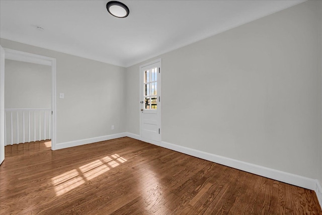 16585 Sunderland Rd, Detroit, MI 48219 - unfurnished room with wood finished floors and baseboards