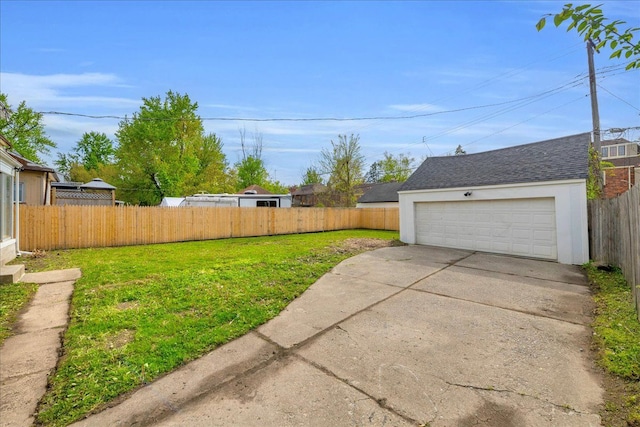 16585 Sunderland Rd, Detroit, MI 48219 - view of yard with an outbuilding and a garage