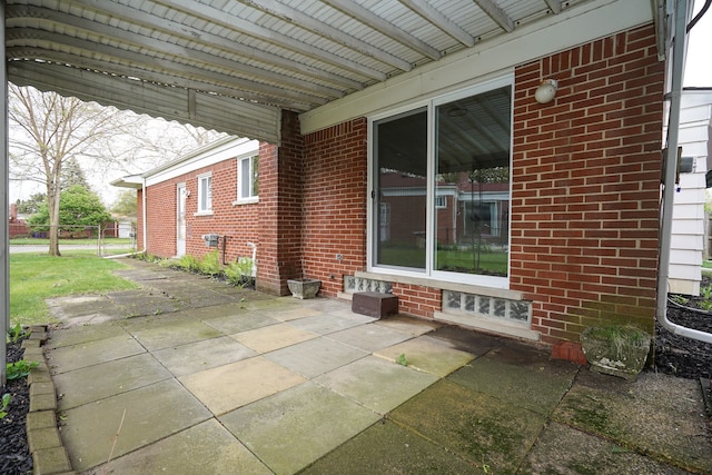 28407 Milton Ave, Warren, MI 48092 - view of patio / terrace with fence