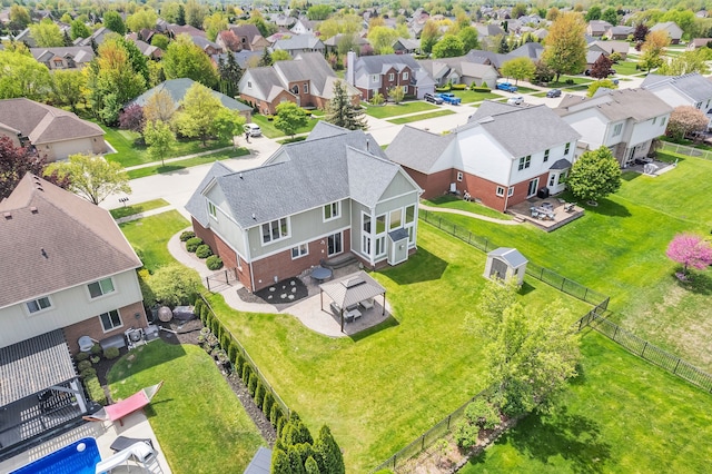 20261 Ramblewood Dr, Macomb, MI 48044 - aerial view of residential area