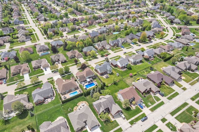 20261 Ramblewood Dr, Macomb, MI 48044 - aerial view of property and surrounding area with nearby suburban area