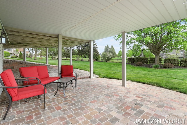view of patio
