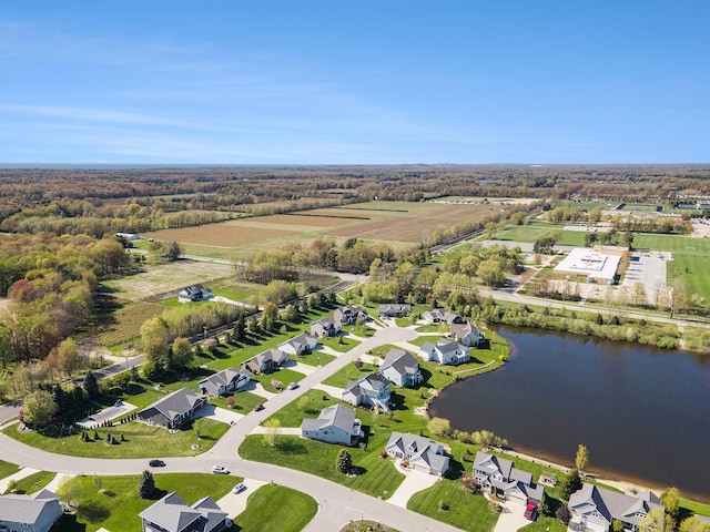 3080 Silver Fir Ct, Holland, MI 49424 - aerial view of property and surrounding area with a nearby body of water