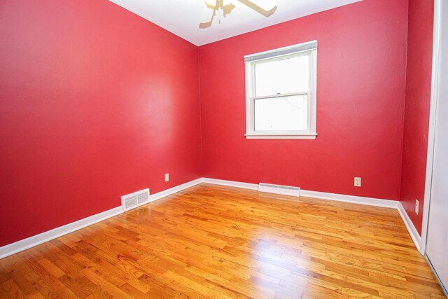 6339 Westchester St, Portage, MI 49024 - unfurnished room featuring light wood-style flooring, a ceiling fan, and baseboards
