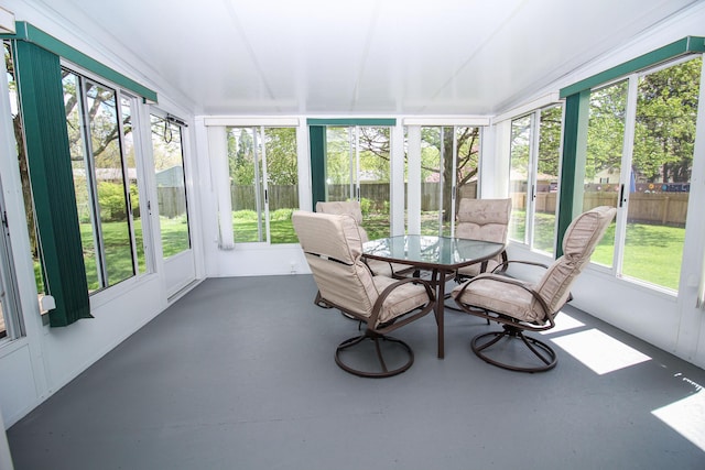 6339 Westchester St, Portage, MI 49024 - sunroom / solarium featuring outdoor dining space