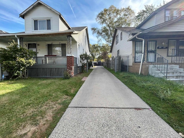 17330 Waltham St, Detroit, MI 48205 - view of side of home with covered porch