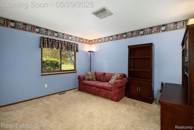 4976 Ledgewood Dr, Commerce Twp, MI 48382 - living area with carpet floors and baseboards