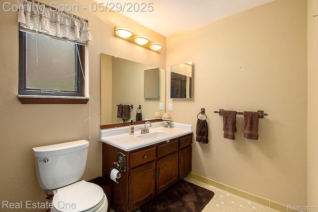 4976 Ledgewood Dr, Commerce Twp, MI 48382 - bathroom with vanity and tile patterned floors