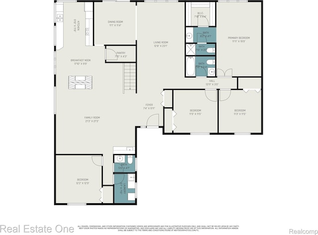 4976 Ledgewood Dr, Commerce Twp, MI 48382 - view of floor plan / room layout