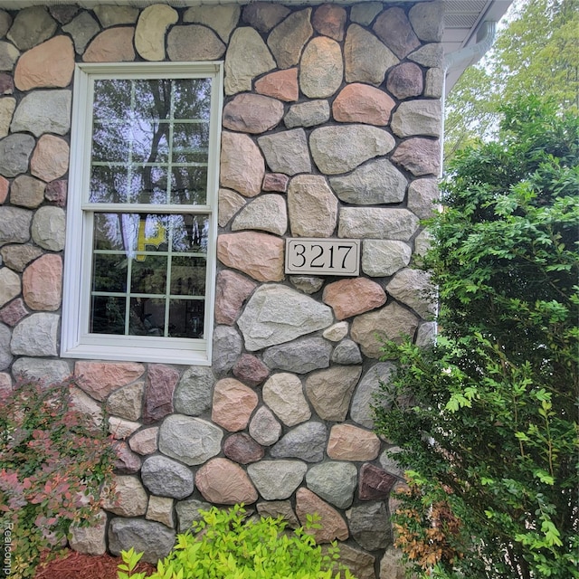 3217 Autumn View Ln, Metamora, MI 48455 - exterior view of stone siding