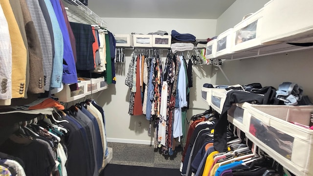 6192 N Shore Dr, West Bloomfield, MI 48324 - walk in closet featuring carpet