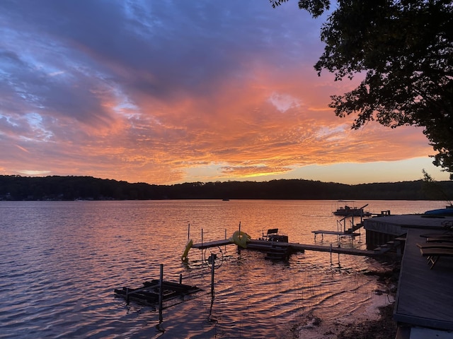 16972 James Dr, Big Rapids, MI 49307 - dock with a water view