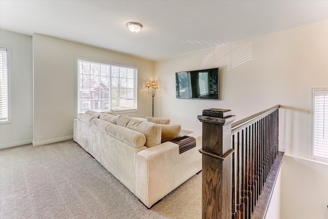 5134 Muirfield Ln, Clarkston, MI 48348 - living room with carpet and baseboards