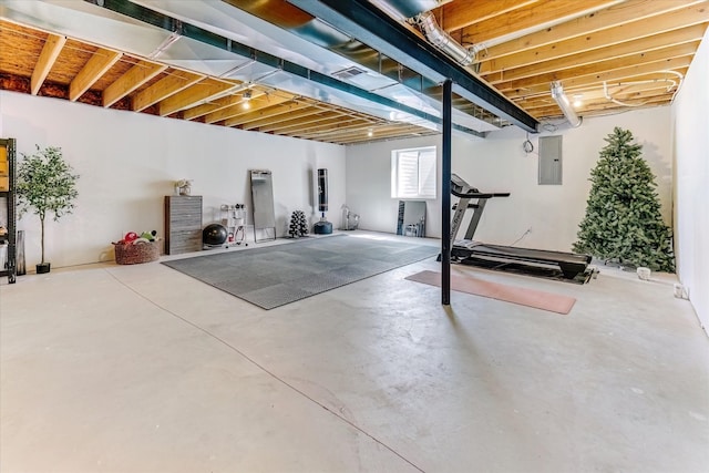 5134 Muirfield Ln, Clarkston, MI 48348 - exercise room with electric panel