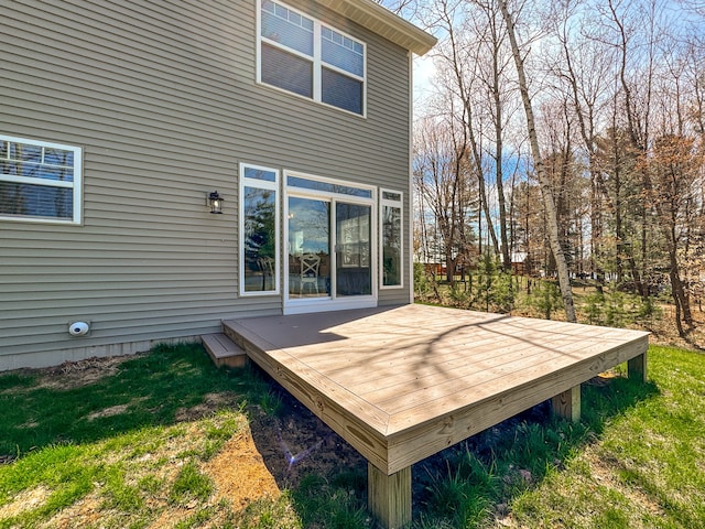 153 Tippi Trl, Buckley, MI 49620 - view of wooden terrace