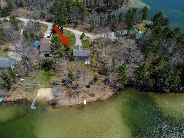 153 Tippi Trl, Buckley, MI 49620 - aerial view of property and surrounding area