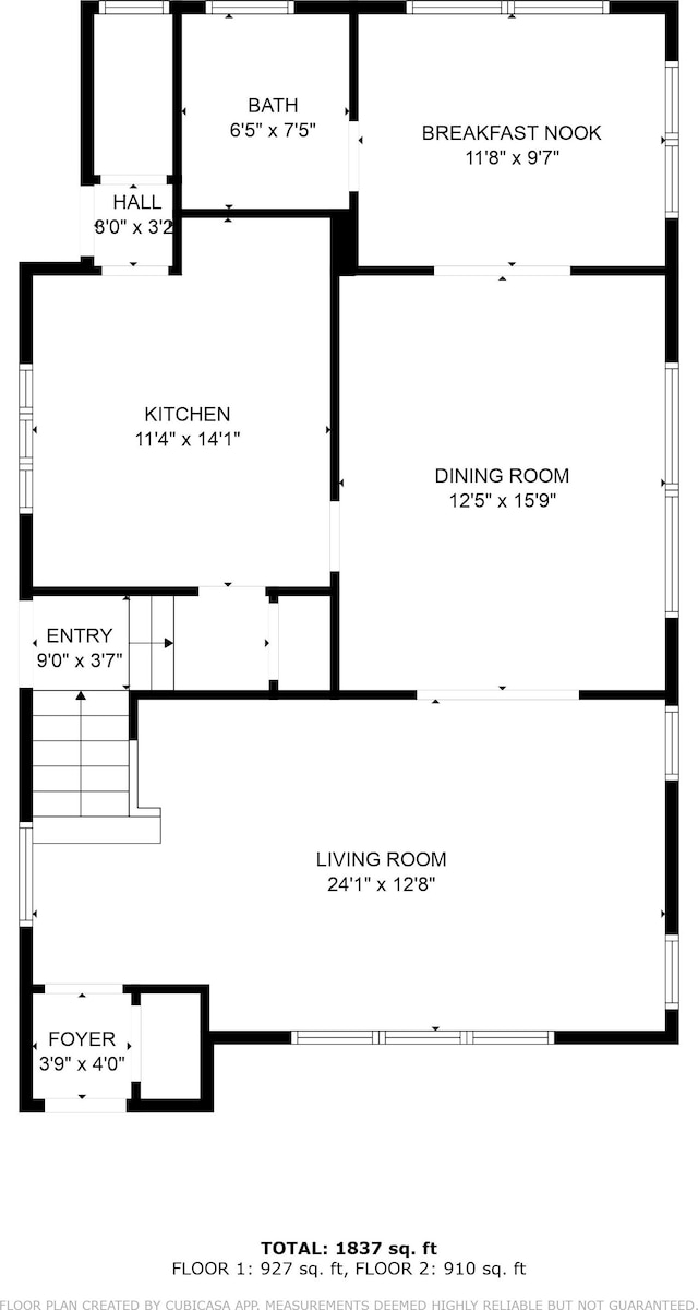 3835 Courville St, Detroit, MI 48224 - property floor plan