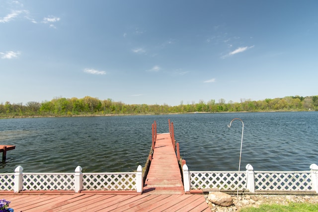 5303 Lake Rd, Reading, MI 49274 - dock area with a water view