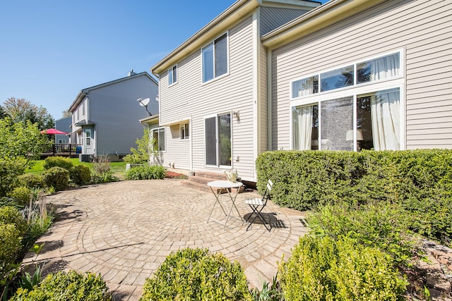 1953 Harley Ct, Ann Arbor, MI 48103 - rear view of property featuring a patio area and entry steps