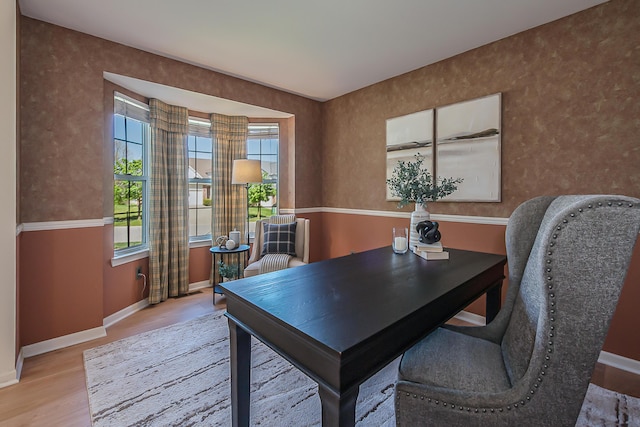 1953 Harley Ct, Ann Arbor, MI 48103 - home office featuring baseboards and wood finished floors