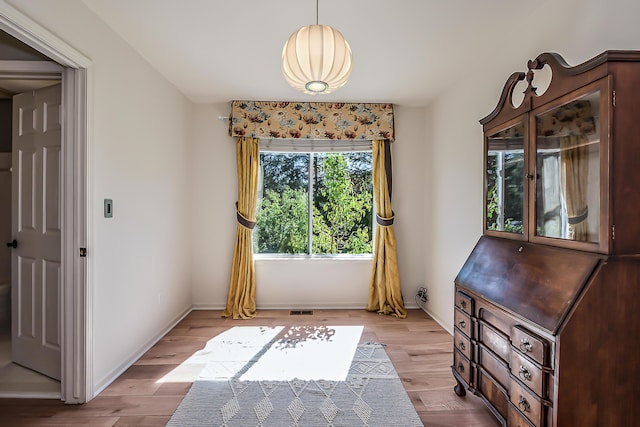 1953 Harley Ct, Ann Arbor, MI 48103 - doorway with light wood-type flooring and baseboards