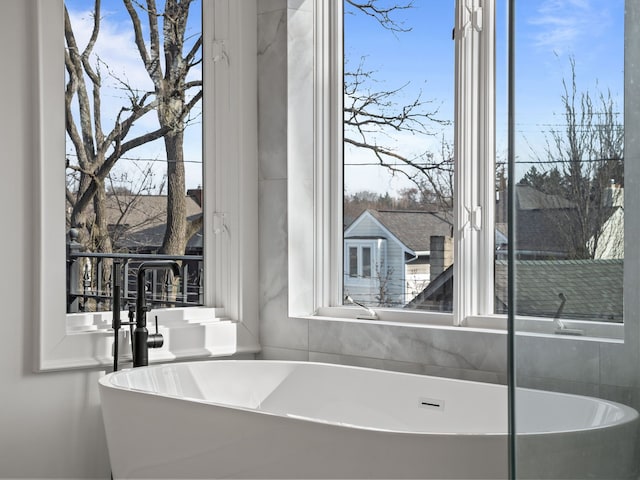330 Ferndale Ave, Birmingham, MI 48009 - bathroom with plenty of natural light and a soaking tub