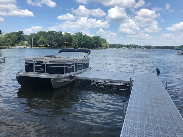 7262 Hatchery Rd, Waterford, MI 48327 - dock with a water view