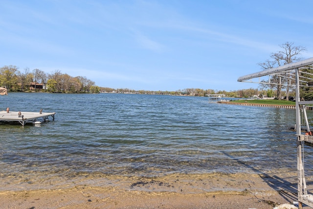 7262 Hatchery Rd, Waterford, MI 48327 - dock area with a water view