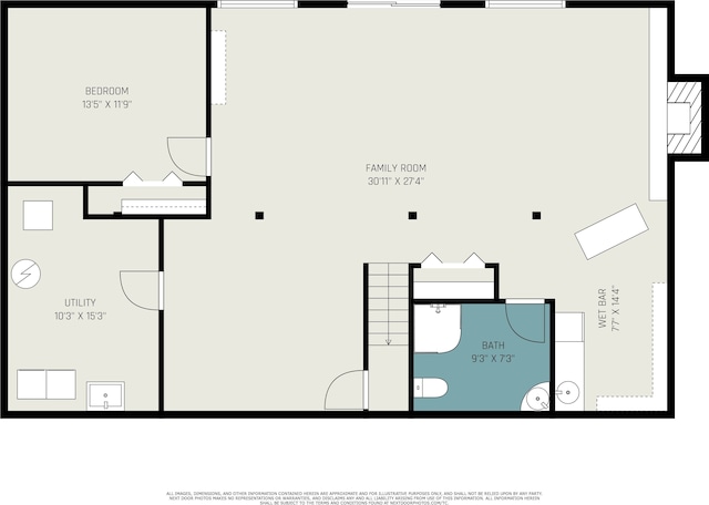 7262 Hatchery Rd, Waterford, MI 48327 - property floor plan