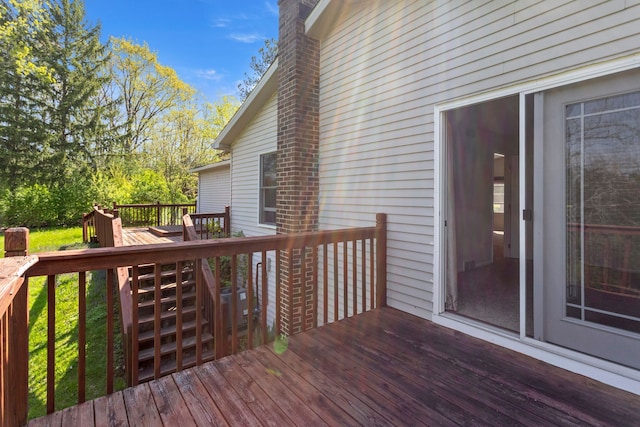 view of deck
