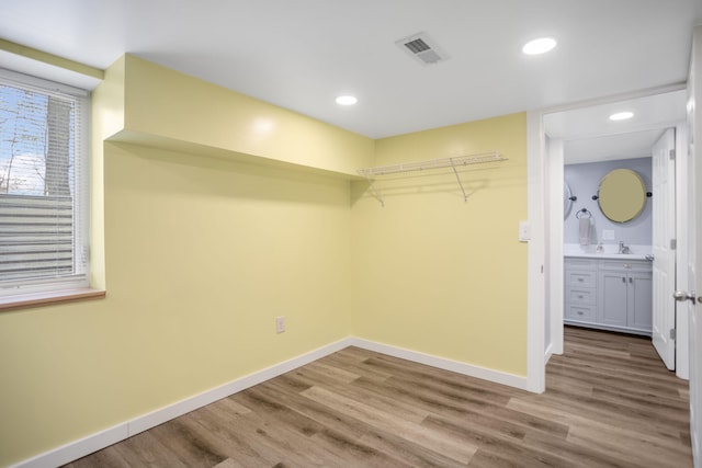 68687 M-43, South Haven, MI 49090 - spacious closet with wood finished floors and a sink