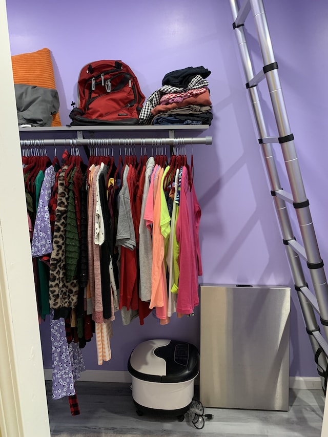 view of closet