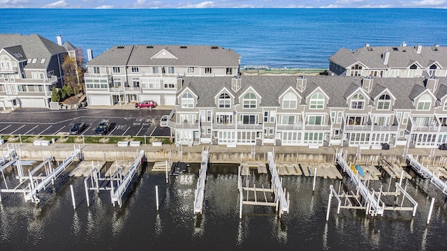 409 Lake Dr Unit 10, New Buffalo, MI 49117 - drone / aerial view of a large body of water