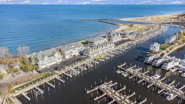 409 Lake Dr Unit 10, New Buffalo, MI 49117 - bird's eye view of a nearby body of water