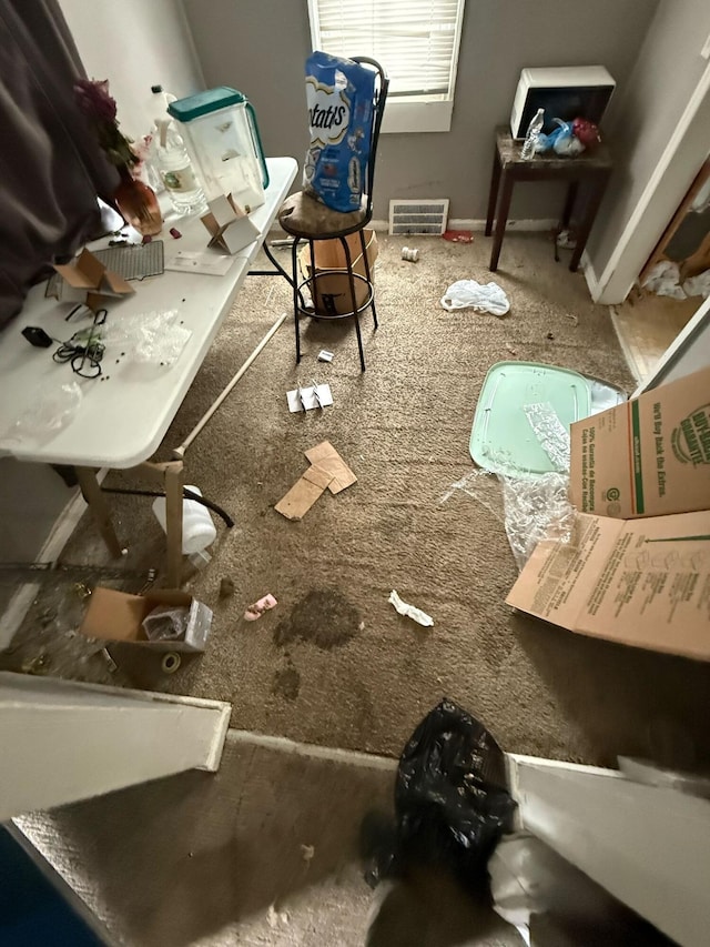 9605 Decatur St, Detroit, MI 48227 - misc room with carpet flooring