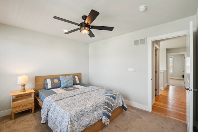 5534 Helmsdale Blvd, West Bloomfield, MI 48322 - bedroom featuring baseboards, carpet, and ceiling fan