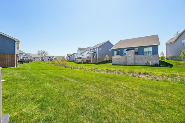5534 Helmsdale Blvd, West Bloomfield, MI 48322 - view of grassy yard featuring a residential view