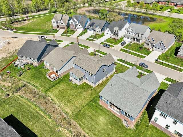 5534 Helmsdale Blvd, West Bloomfield, MI 48322 - aerial perspective of suburban area with a nearby body of water
