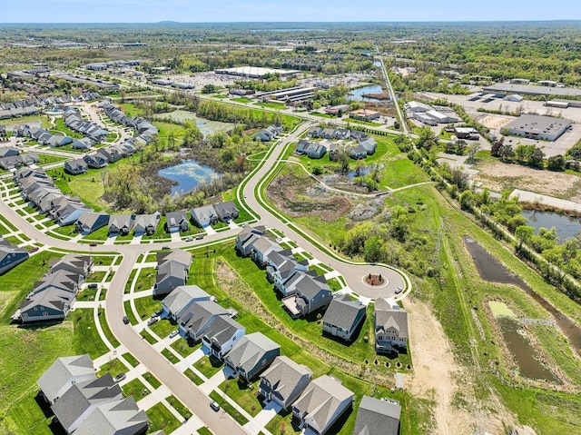 5534 Helmsdale Blvd, West Bloomfield, MI 48322 - aerial view of property and surrounding area with a large body of water and nearby suburban area