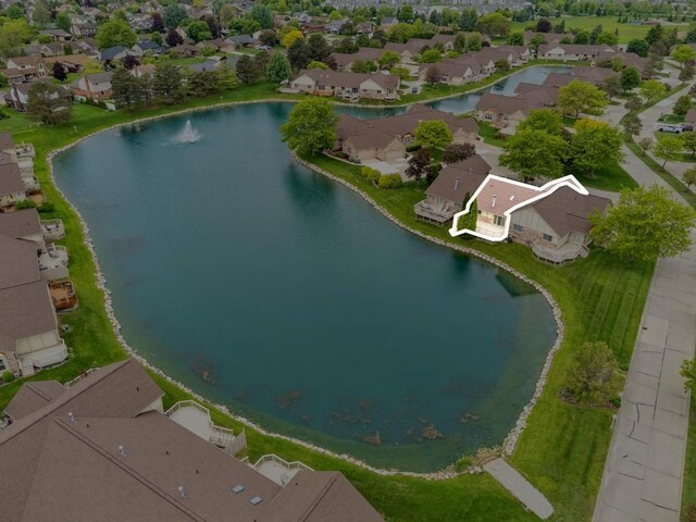 43389 Riverbend Blvd, Clinton Township, MI 48038 - view of property location with a nearby body of water, nearby suburban area, and property boundaries highlighted