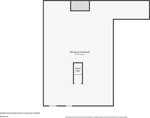 43389 Riverbend Blvd, Clinton Township, MI 48038 - property floor plan