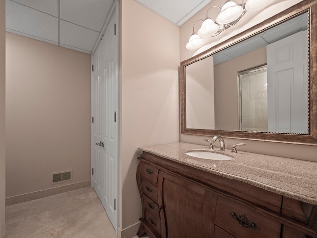 3418 Westchester Rd, Bloomfield Hills, MI 48304 - bathroom featuring baseboards and vanity