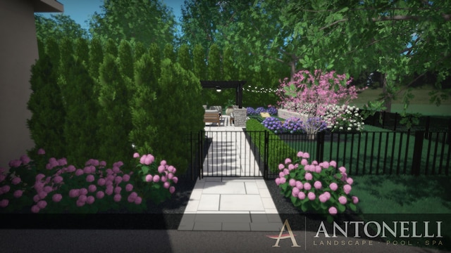 3418 Westchester Rd, Bloomfield Hills, MI 48304 - exterior view of fence and a gate