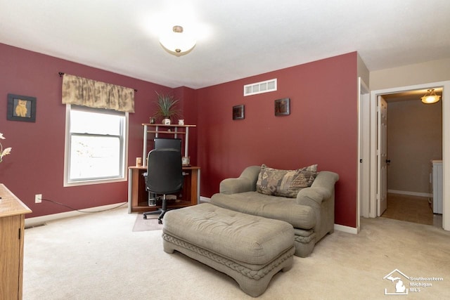 1786 Arbor Creek Dr, Monroe, MI 48162 - bedroom with carpet, an office area, and baseboards