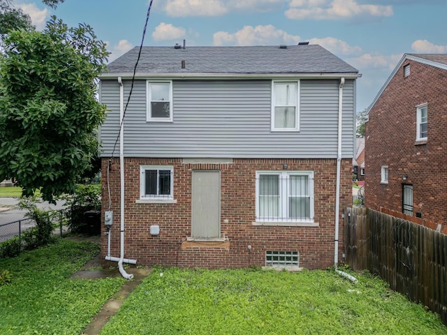 18600 Monica St, Detroit, MI 48221 - back of house with brick siding