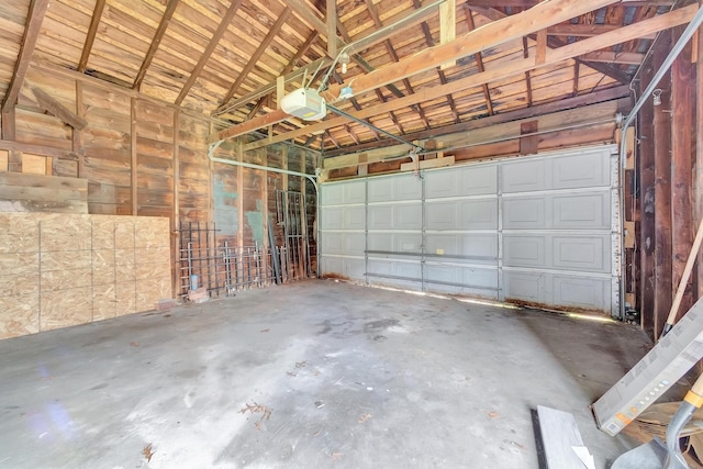 18600 Monica St, Detroit, MI 48221 - garage with a garage door opener
