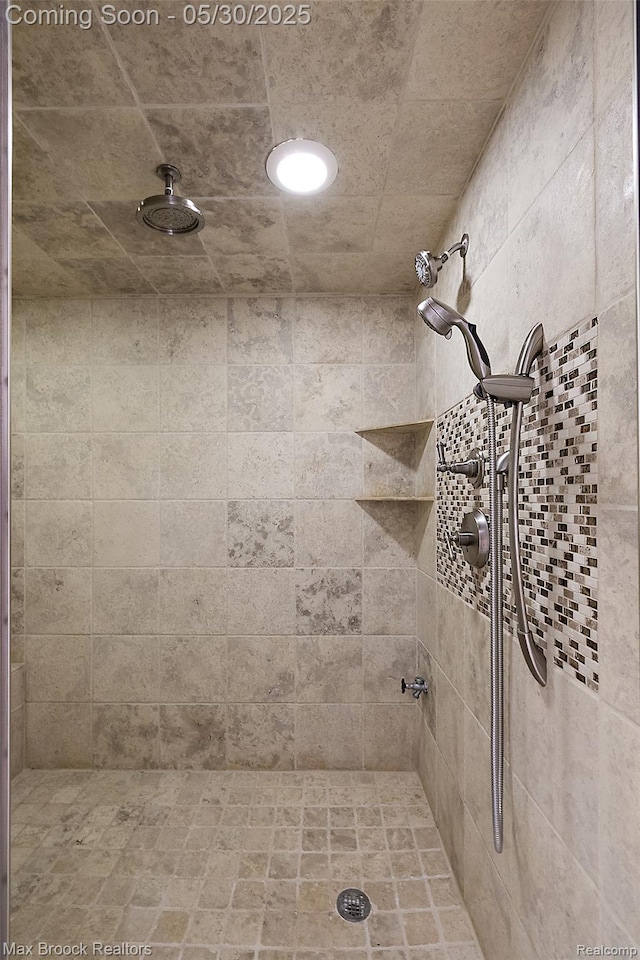 222 Arlington St, Birmingham, MI 48009 - full bathroom featuring a tile shower