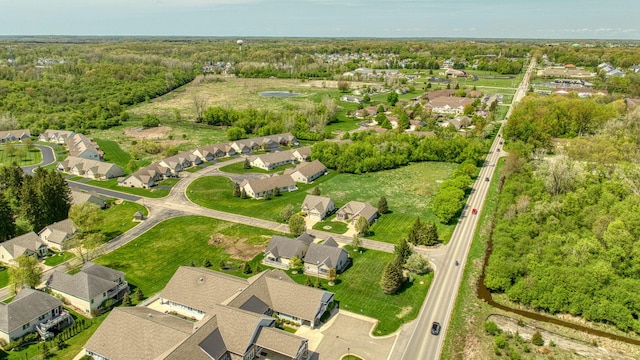 3605 Terrace Hills Ln, Jackson, MI 49203 - aerial overview of property's location with nearby suburban area