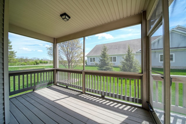 3605 Terrace Hills Ln, Jackson, MI 49203 - wooden terrace with a yard