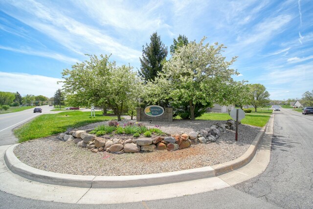 3605 Terrace Hills Ln, Jackson, MI 49203 - community / neighborhood sign featuring a lawn